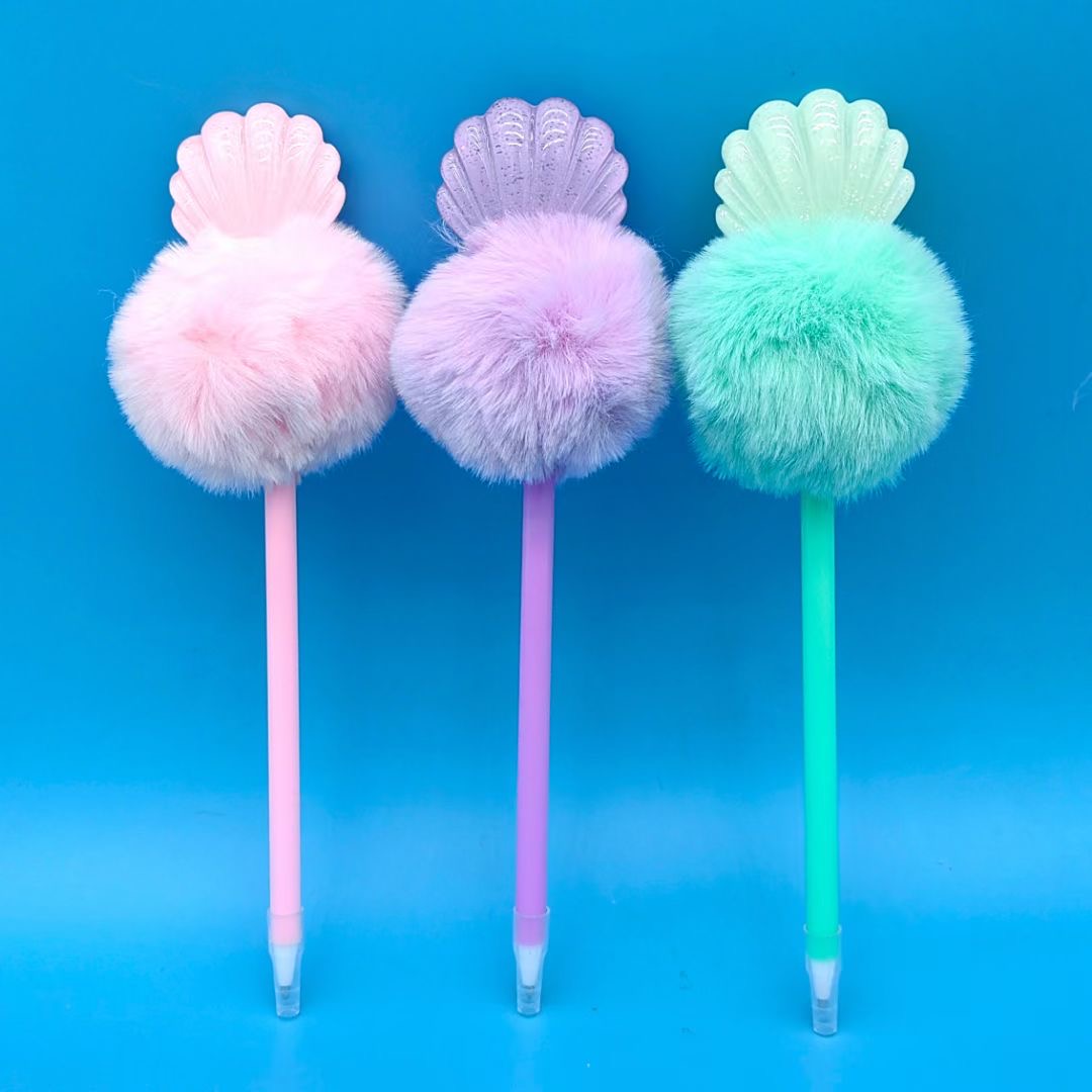 SEASHELL POMPOM PEN